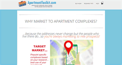 Desktop Screenshot of apartmenttoolkit.com