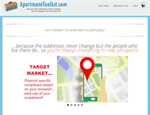 Tablet Screenshot of apartmenttoolkit.com